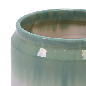 English Elm Set Of 2 Gradient Ceramic Flowerpots – Stylish Modern Planters For Indoor & Outdoor Décor Spaces! W3273P322302-GIGA