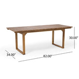 Christopher Knight Home® Noble House Outdoor Expandable Acacia Wood Dining Table, Brown Patina