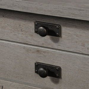 English Elm Night Stand - Versatile Brown Finish With Storage Drawer And Open Shelf For Bedroom Essentials B356P402748