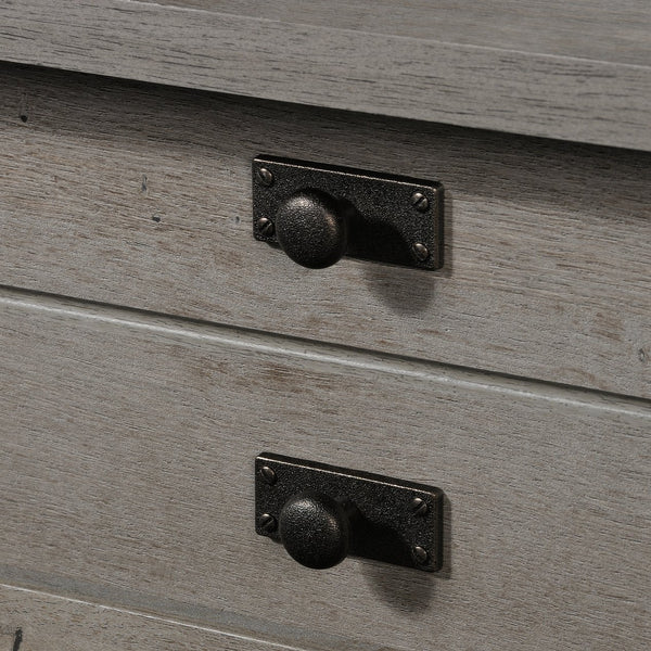 English Elm Night Stand - Versatile Brown Finish With Storage Drawer And Open Shelf For Bedroom Essentials B356P402748