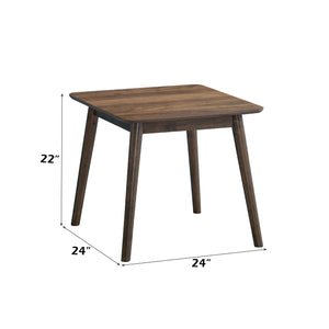 English Elm Lamonte Walnut End Table - Contemporary Accent Piece With Clean Lines For Living Room Or Hallway B2726P320796