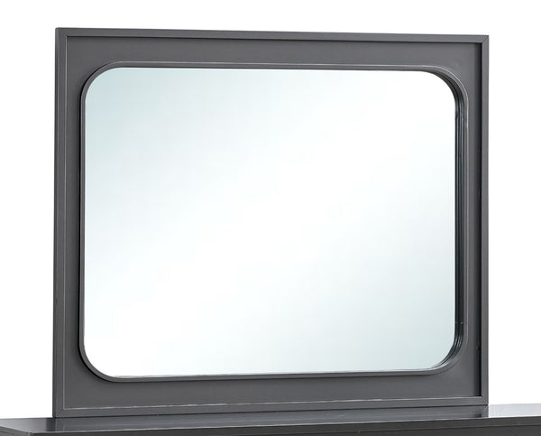 English Elm Milan Modern Bedroom Wall Mirror with Slim Low Profile Crisp Finish for Contemporary Spaces Wenge B078P497942