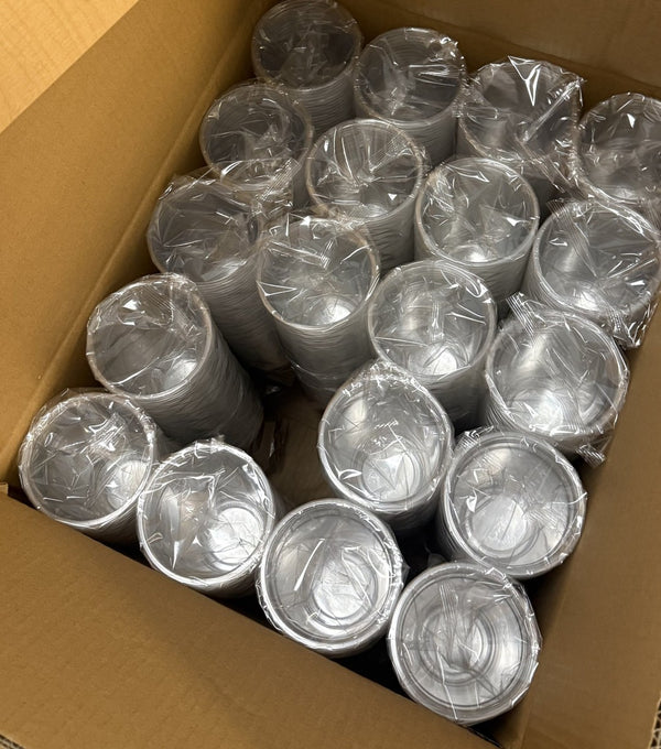 English Elm 20oz Pet Clear Cold Drink Cups Crack Resistant 98mm Rim Bulk Case 1000 Count B2762P477015