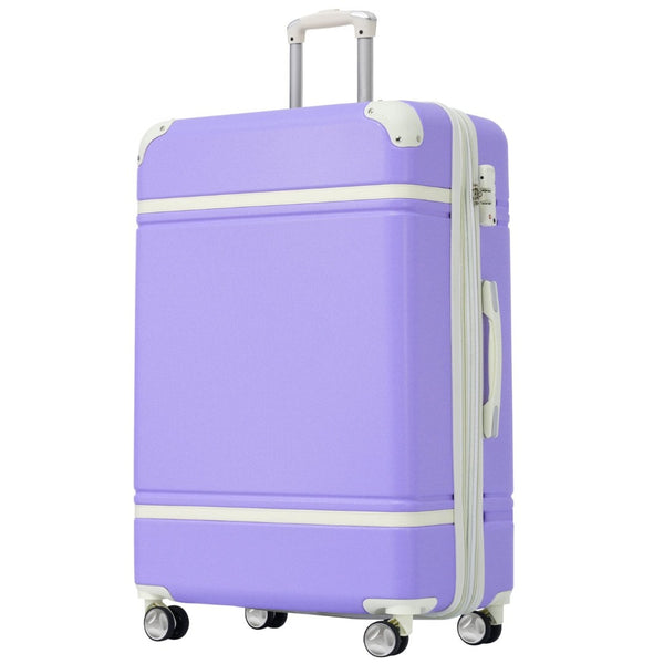 English Elm Hardshell Abs Suitcase Set with Spinner Wheels Tsa Lock Duffel and Toiletry Bag N732P193484I