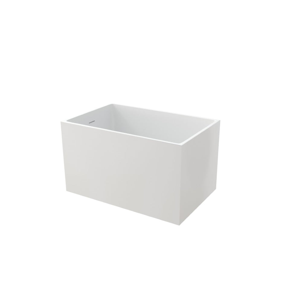 English Elm 43" Acrylic Freestanding Soaking Tub with Built-in Seat Glossy White Modern Bath T3785P380644