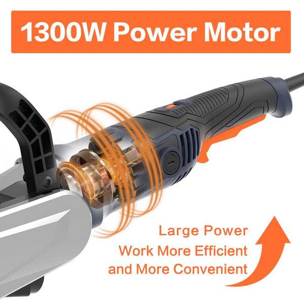 English Elm Burnishing Polishing Machine 1300w Variable Speed Metal Surface Grinder with 3 Wheels T3177P305059