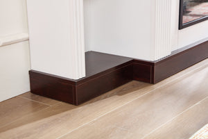 English Elm Electric Fireplace Tv Stand For 70" Tvs - Stylish Mantel With Remote, 3D Flames & Ample Storage W2393S00005