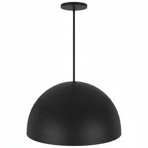 English Elm 24 Inch Matte Black Led Pendant with Etched Glass Diffuser for Dining or Kitchen B370P399378