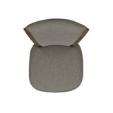 English Elm Henry 27” Armless Swivel Counter Height Bar Stool, Heathered Grey Linen