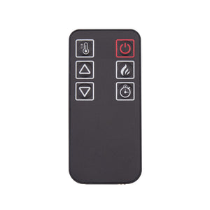 English Elm Electric Fireplace Insert Ultra-Thin 23" x 17" 1400W Remote Brick-Style Flame, Safe Even Heat W2275P149128