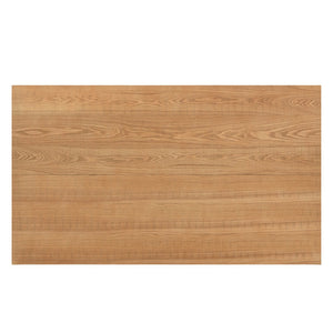 English Elm Christopher Knight Home® - X-shaped farmhouse dining table with thick 63" top, X-legs & powder-coated steel frame for six guests Natural N771P256935Q