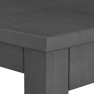 English Elm TOPMAX Farmhouse 48" Rectangular Wood Bar Height Dining Set with 2 Cushioned Chairs Space-Saving Appeal Gray N717P195018E