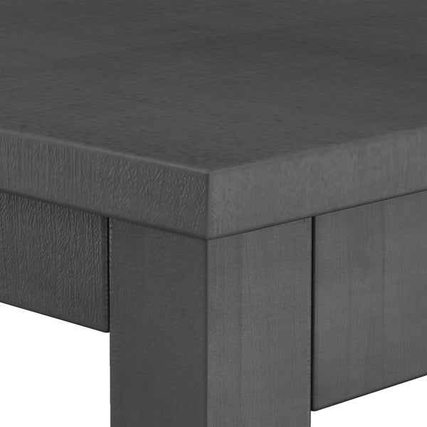 English Elm TOPMAX Farmhouse 48" Rectangular Wood Bar Height Dining Set with 2 Cushioned Chairs Space-Saving Appeal Gray N717P195018E