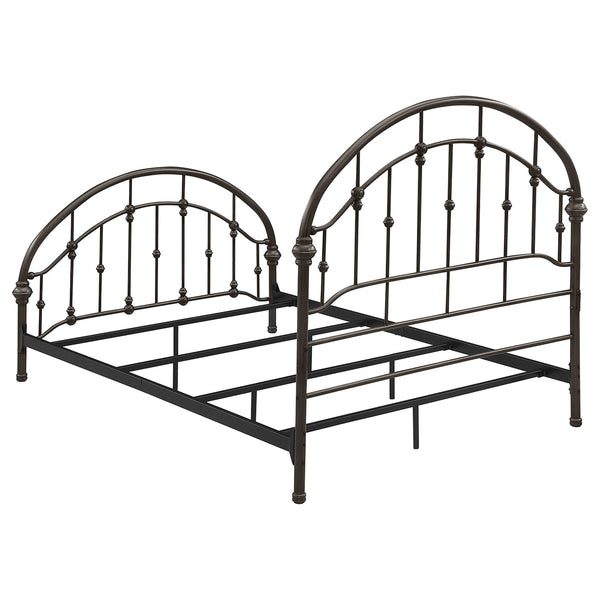 English Elm Juneau Dark Bronze Full Metal Bed Frame - Vintage Victorian Elegance For Timeless Bedroom Style B062P346519