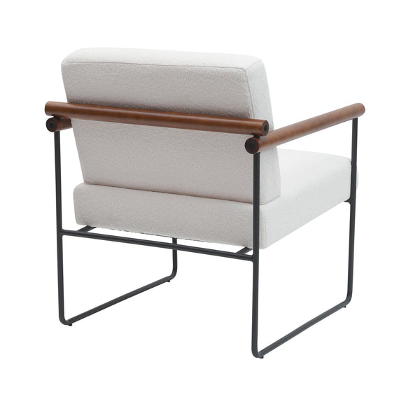 English Elm Modern Boucle Accent Armchair – Chic Lounge Chair With Curved Armrests For Stylish Home Decor Bliss T3903P372604