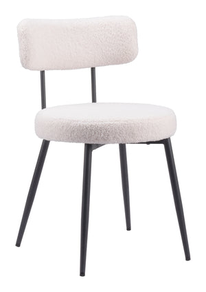 Blanca Dining Chair - Set of 2 Ivory 109738 Zuo Modern