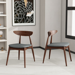 Christopher Knight Home® - Noble House - Barron Mid-Century Modern Dining Chairs - Set of 2