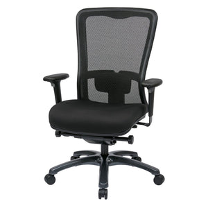 OSP Home Furnishings Progrid Ergonomic Mesh High Back Office Chair with Lumbar Support and Padded Seat 97720-30