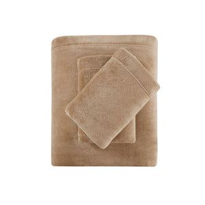 English Elm 4 Pcs Queen Micro Plush Sheet Set - Ultra-Soft Taupe Bedding For Year-Round Cozy Comfort & Style B035P319764