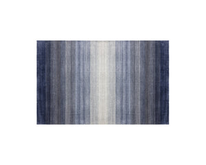 Sunpan Lagos Hand-Loomed Wool-Blend Rug - Artisan-Crafted Ombre Design for a Stunning Home Transformation Blue