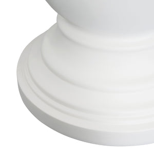 English Elm Christopher Knight Home® - MGO Durable Magnesium Oxide Umbrella Base Table with Multi-Size Caps, Hand-Tight Knob Stability, 31.75" L White N772P284567W