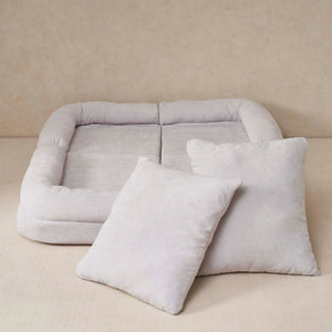 English Elm Convertible Fold-Out Double Sofa Bed with Thick Cushioning, Adjustable Backrest & Space-Saving Design White W244S00005