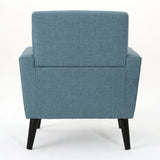 Christopher Knight Home® - Noble House - Sienna Mid Century Blue Fabric Club Chair