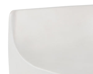 Sunpan LEDGER Stool - Contemporary Sculptural Design for Modern Homes, Ergonomic Comfort & Versatile Style 109275