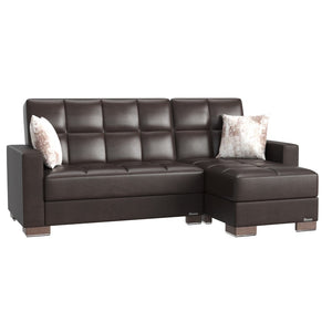 English Elm Primenest Stylish Convertible Chaise Lounge With Storage | Modern Upholstered Sleeper For Comfort B030P303537-GIGA