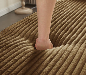 English Elm Modern Full Size Folding Sofa Bed with Plush Corduroy, 2 Pillows, 15" Foam Mattress, No Assembly Required Camel W1885P347081