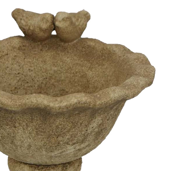 English Elm Deni Silver Porcelain Temple Jar with Pierced Lattice Lid for Mantel or Shelf Display Brown B056P416949
