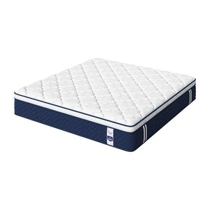 English Elm Rresta King Hybrid Mattress Hotel Comfort 7 Layer Pocketed Coil Medium Firm Support B2716P440563