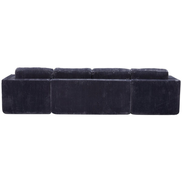 English Elm U Shape Modular Sectional Sofa Corduroy Upholstered Minimalist Living Room Couch W1919S00018