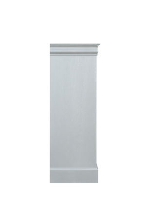 English Elm Louis Philippe Platinum Five Drawer Chest Solid Wood Bedroom Dresser Nickel Pulls B2726P252745
