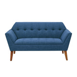 INK+IVY Newport  Loveseat IIF18-0016 Blue