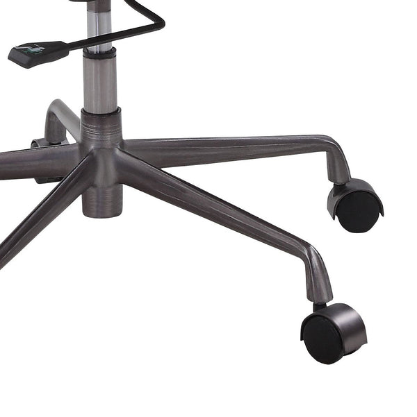 English Elm Mars Top Office Chair with 360° Swivel, Adjustable Height, Wheels & Top-Grain Leather Comfort and Durability B062P215464