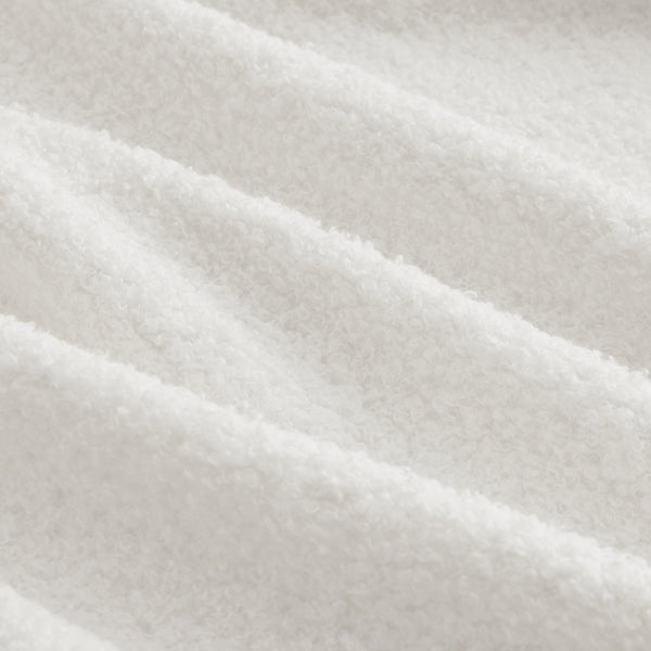 English Elm 106" Teddy Fabric No Assembly L-Shaped Sofa - Plush Comfort, Modular Design, Perfect For Living Room W714S01413