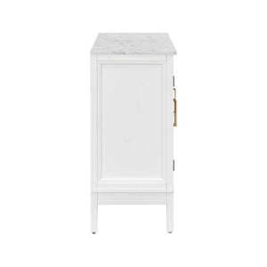 English Elm Christopher Knight Home® - Storage Cabinet - Stylish 3-Door White Design For Entryway, Living Room, Or Dining Area Storage Solutions N780P330602K