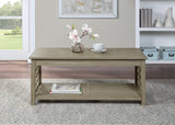 OSP Home Furnishings Cambridge Coffee Table Bone Finish