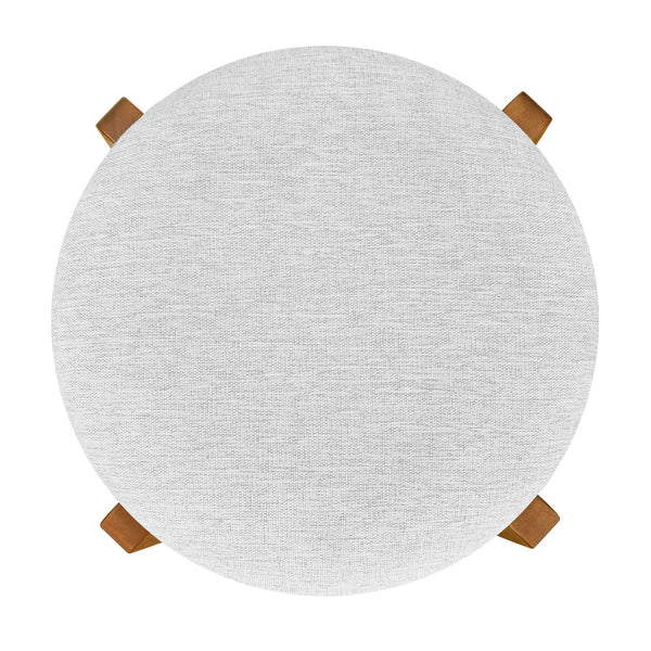 English Elm Christopher Knight Home® - Tara Indoor Wooden Barstool Set Of 4 - Walnut Finish, Ivory Upholstery, Comfort & Style For Any Space N775P333863W-S4