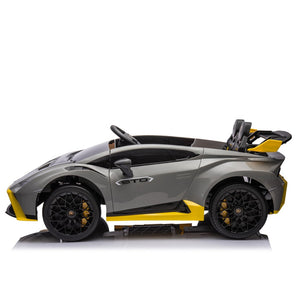 English Elm Lamborghini Huracan Sto 24v Kids Ride on Drift Car with Led Lights and Remote W1578P210768