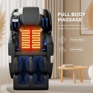 English Elm 2024 Massage Chair Recliner - Zero Gravity Full Body Air Pressure Massage For Ultimate Relaxation W1875P212650