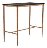 Nida Bar Table Black & Bronze 109970 Zuo Modern