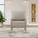 OSP Home Furnishings Fletcher Spindle Chair Fog