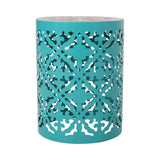 Christopher Knight Home® - Noble House - Castana Outdoor Lace Cut Side Table with Tile Top