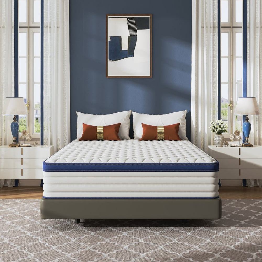 English Elm Ad-004-4 King Mattress 12 Inch Deep Contouring Support for Restful Couples Sleep W3127P457679