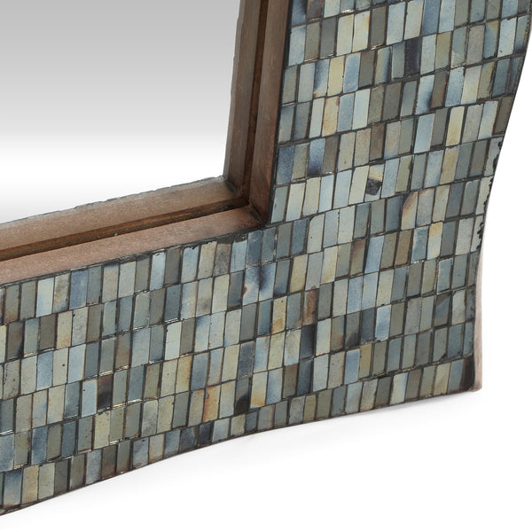 English Elm Christopher Knight Home® - RECT. Boho Handcrafted Rectangular Mosaic Wall Mirror, Golden Brown Mango Wood Frame, 64" Tall 71051.00