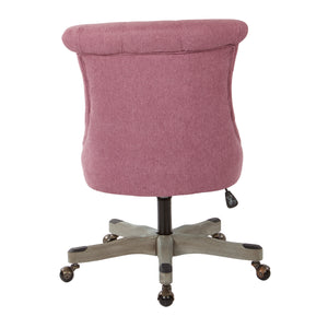 OSP Home Furnishings Hannah Tufted Office Chair Orchid