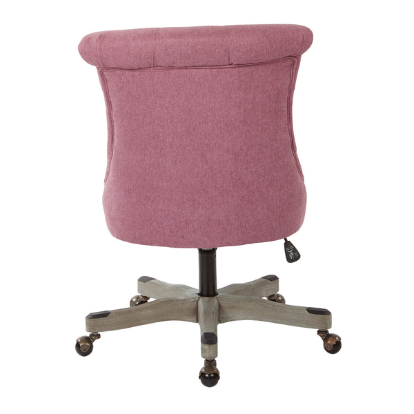 OSP Home Furnishings Hannah Tufted Office Chair Orchid