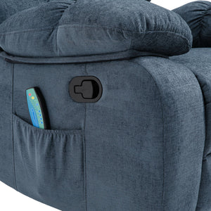 English Elm Christopher Knight Home® - MASSAGE Recliner Charcoal Fabric with 5 Modes, 2 Intensities, Tufted Contemporary Design & Remote 70412.00CHAR